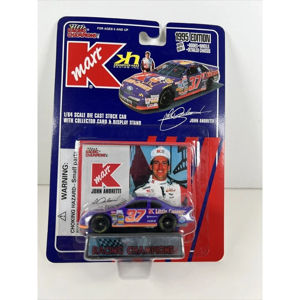 Racing Champions Nascar John Andretti #37 1995 K-Mart Little‎ Caesars Ford 1/64